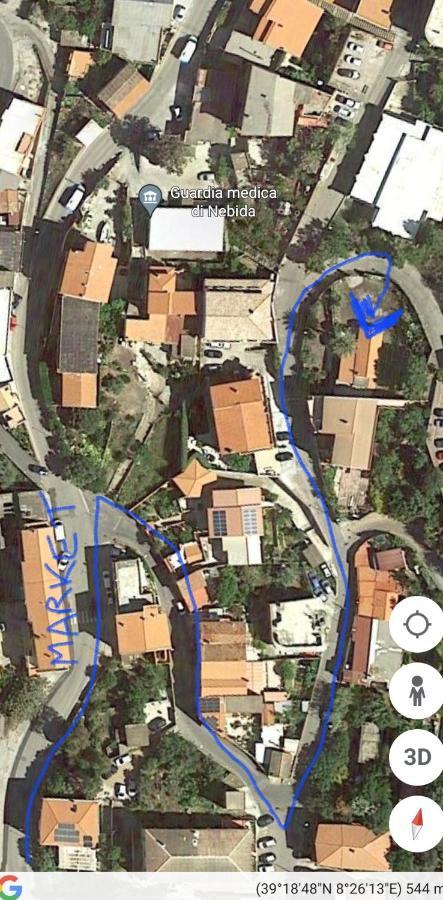 Casa Vacanza Sa Dommu De Teresa Nebida Exteriör bild